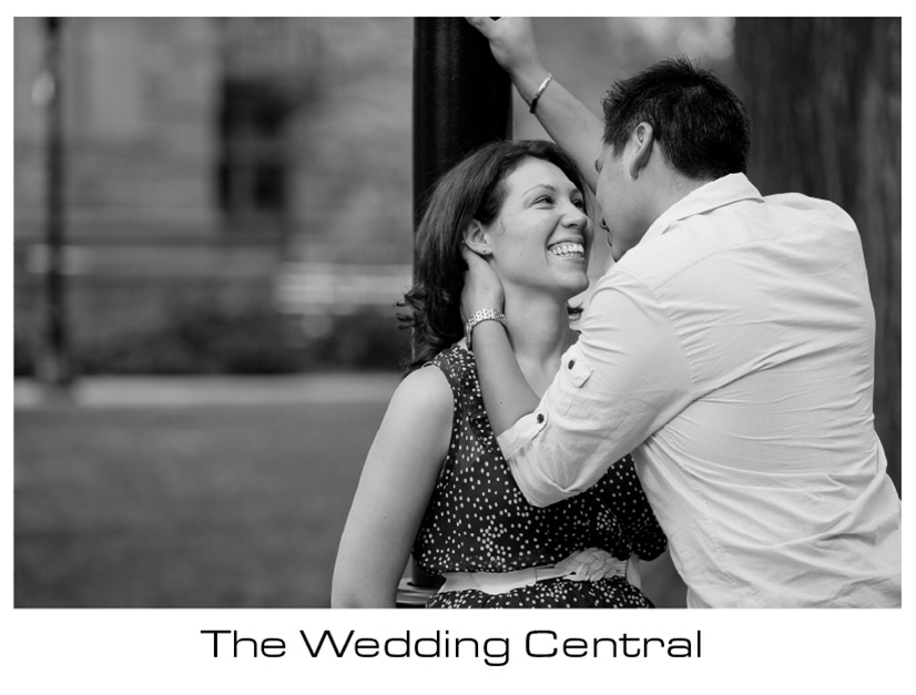 New Brunswick NJ Engagement Photos - Rutgers University