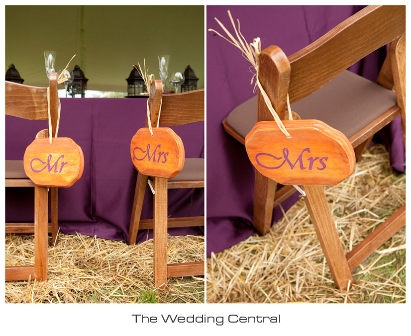 rustic mr and mrs wedding sign - hand crafted wedding signs