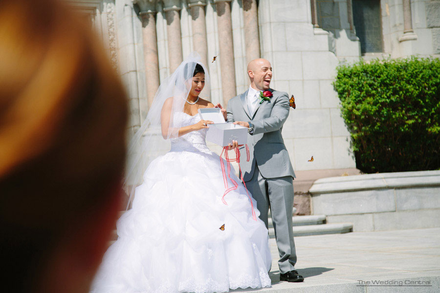 The Venetian Wedding Photos - Hiromi and Elvin NJ Wedding Photos Butterflies at weddings - The Venetian Wedding Photos - Hiromi and Elvin NJ Wedding Photos