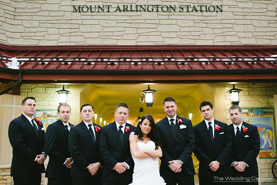 The Villa Wedding - Mountain lakes NJ Retro 50s style wedding - red white black - The Villa Wedding - Mountain lakes NJ