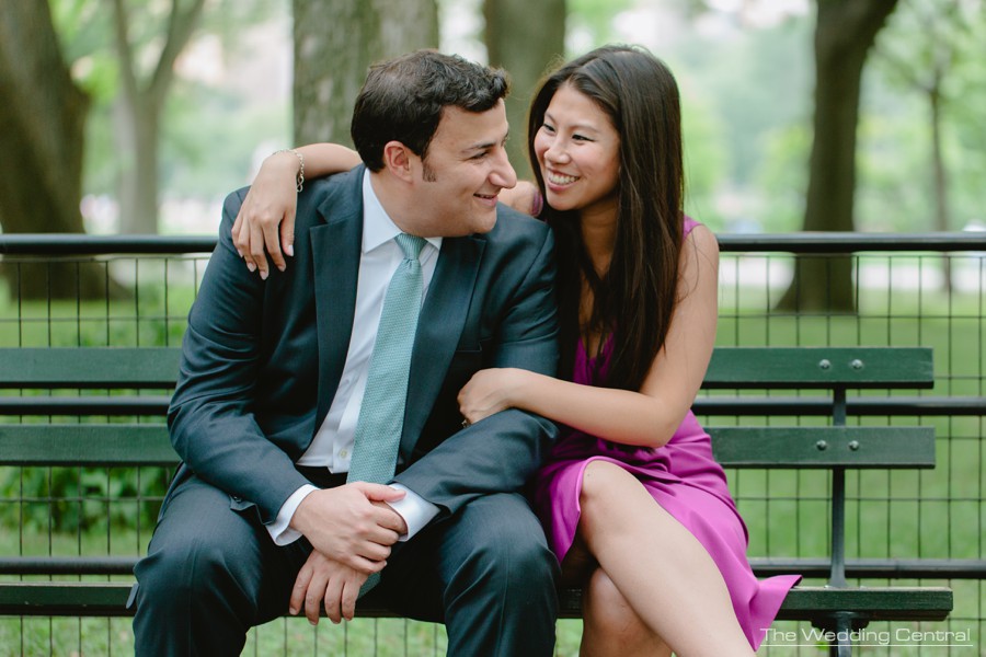 New york wedding photographer - central park engagement photographer