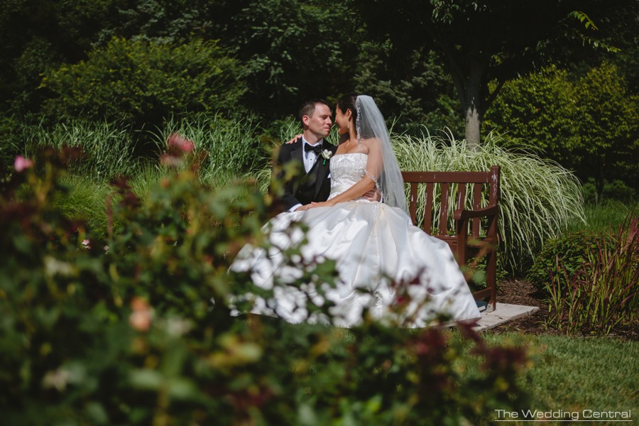 Bride and groom romantic portraits - Lynne and Adam wedding photos at the Palace at Somerset in NJ Bride and groom romantic portraits - Lynne and Adam wedding photos at the Palace at Somerset in NJ