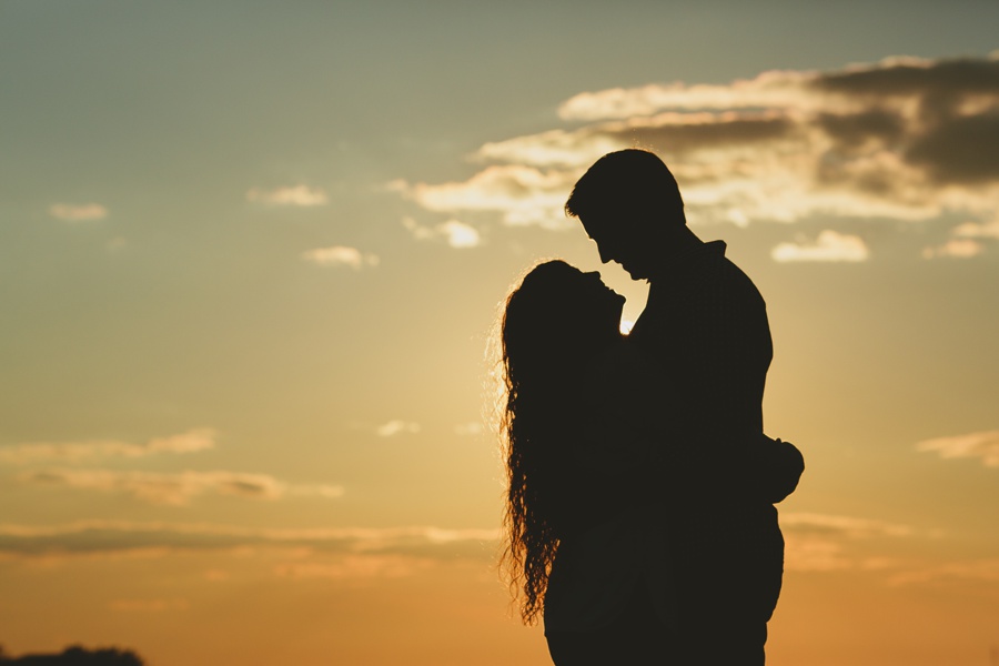 Romantic beach engagement photos Jersey shore engagement photographer