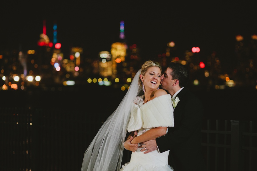New Years wedding - Night wedding portraits